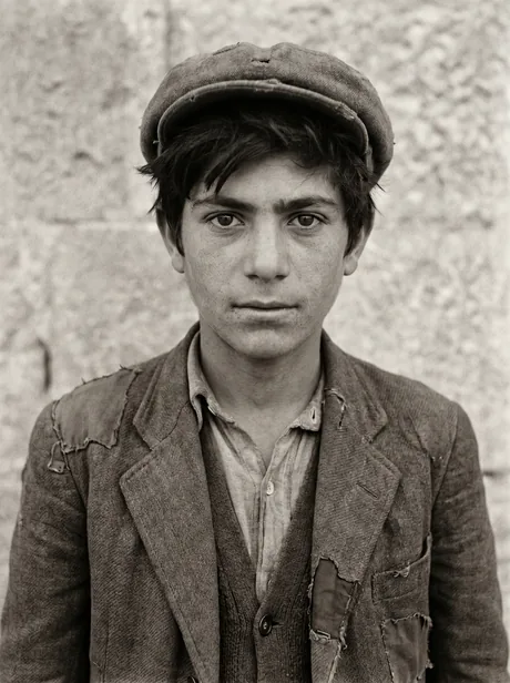 Period sepia portrait of Stávros