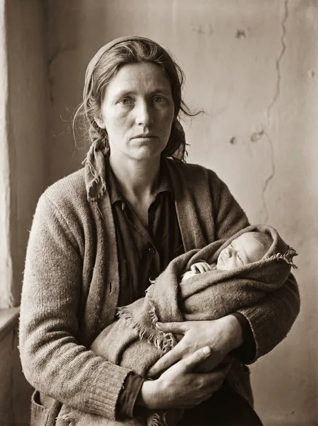 Period sepia portrait of Tákis